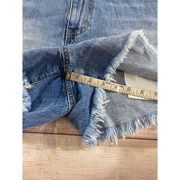 KanCan Women' Raw Hem Distressed Denim Shorts - 2XL - Picture 7 of 11